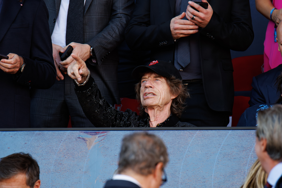 Mick Jagger attending an event.