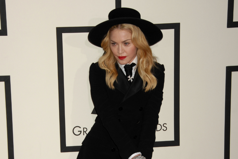 Madonna at a red carpet event.