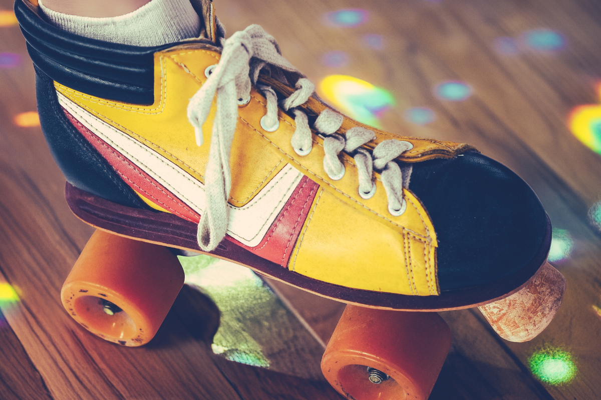An image of roller skates.