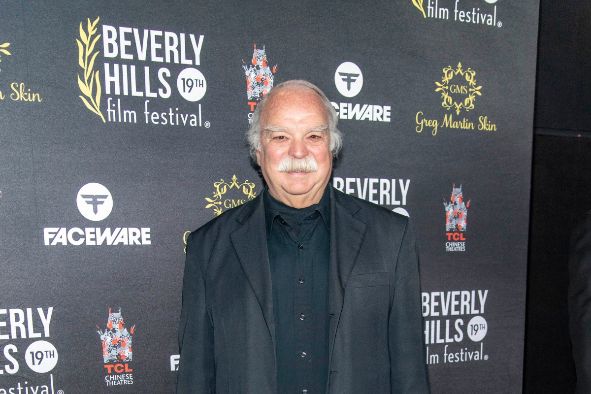 Richard Riehle on a red carpet.